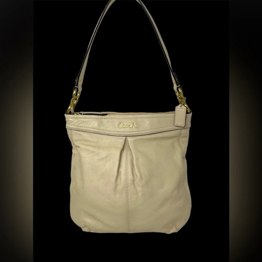 COACH ASHLEY F20114 LEATHER HIPPIE CROSSBODY BAG - Picture 7 of 16